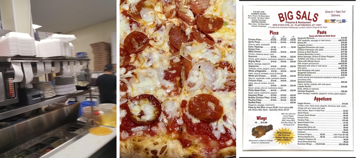Big Sal's Pizzeria & Restaurant Menu